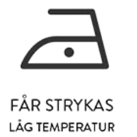Tvättsymbol strykning låg temperatur
